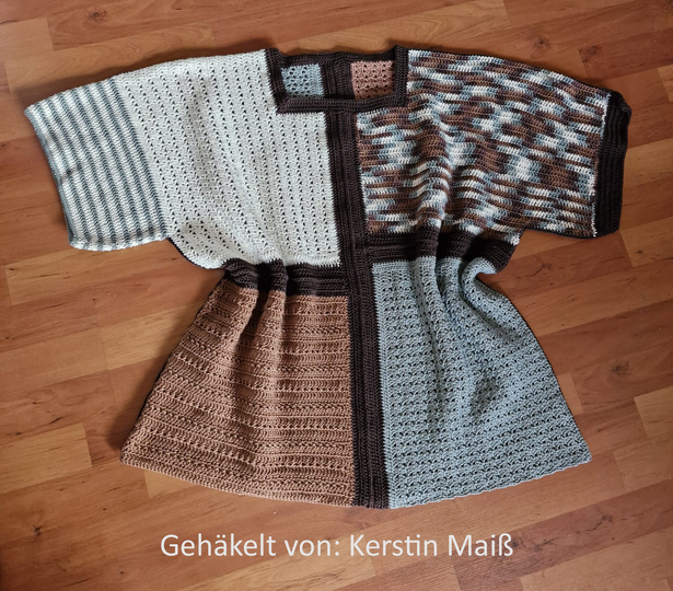 Frauhohmanns Häkelpullover "GlitzerKante"