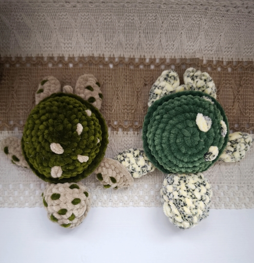 Nori the Turtle – No-Sew Amigurumi Plush Turtle Crochet Pattern PDF