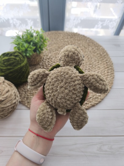 Nori the Turtle – No-Sew Amigurumi Plush Turtle Crochet Pattern PDF