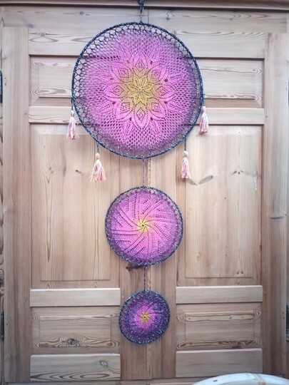 Strickanleitung Mandala "Love"- für drei unterschiedliche Mandalas