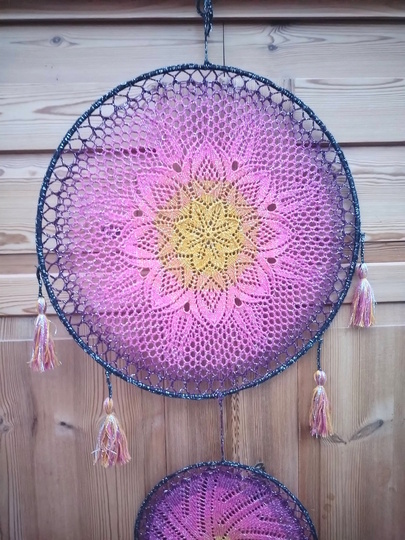 Strickanleitung Mandale "Love"- für drei unterschiedliche Mandalas