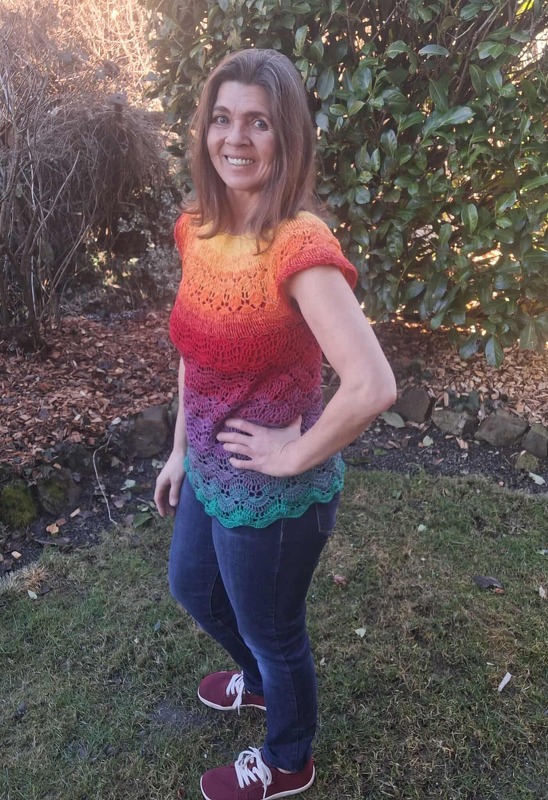 Tunika/Shirt/Kleid Sunset Vibes, Häkelanleitung - Bild 4
