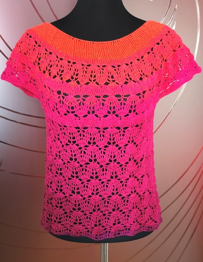 Tunika/Shirt/Kleid Sunset Vibes, Häkelanleitung