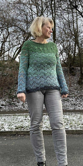 Tunika/Shirt/Kleid Sunset Vibes, Häkelanleitung