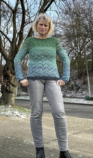 Tunika/Shirt/Kleid Sunset Vibes, Häkelanleitung