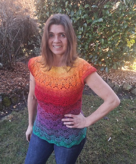 Tunika/Shirt/Kleid Sunset Vibes, Häkelanleitung