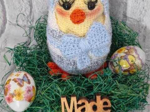 Häkelanleitung " Niedliches Küken im Ei"