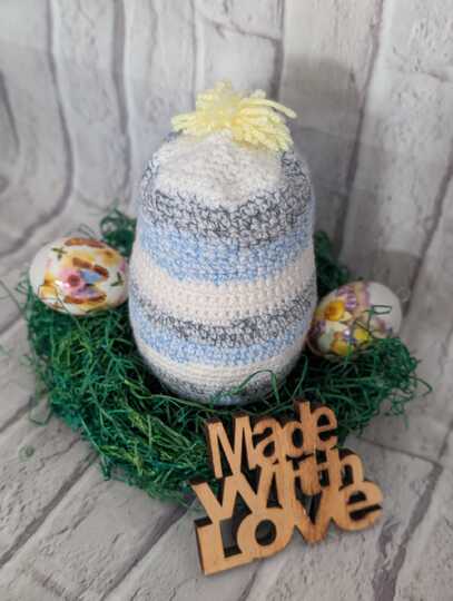 Häkelanleitung " Niedliches Küken im Ei"