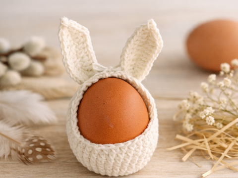 Eierhase „Lumi“ – Häkelanleitung