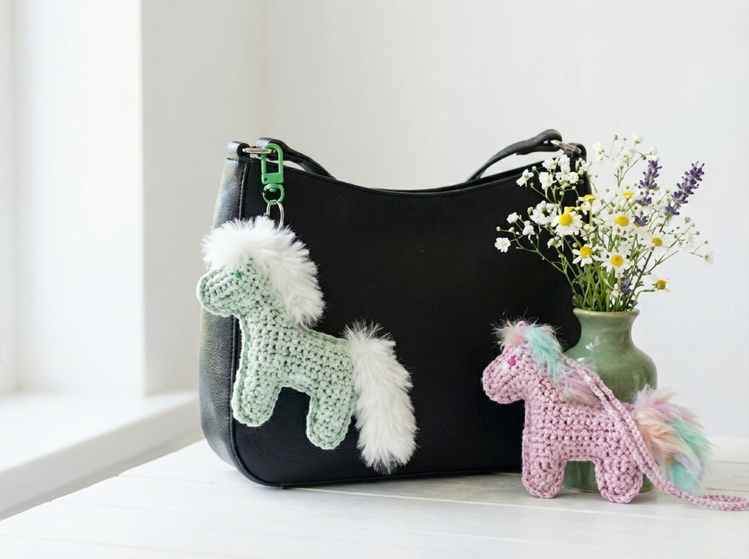 Enchanting Horse Keychain – Crochet Pattern
