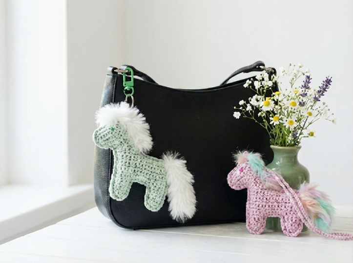 Enchanting Horse Keychain – Crochet Pattern