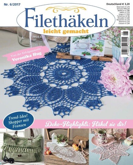 Läufer mit Rosenmotiv häkeln