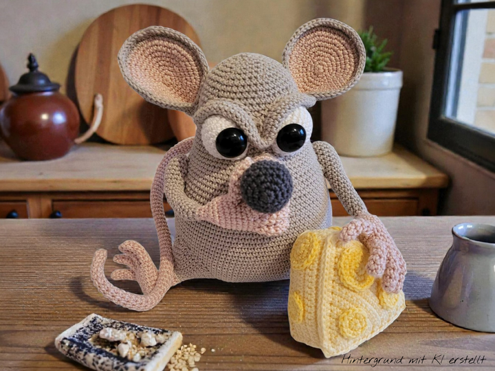 Häkelanleitung Pinky - Das giftige Mäuschen