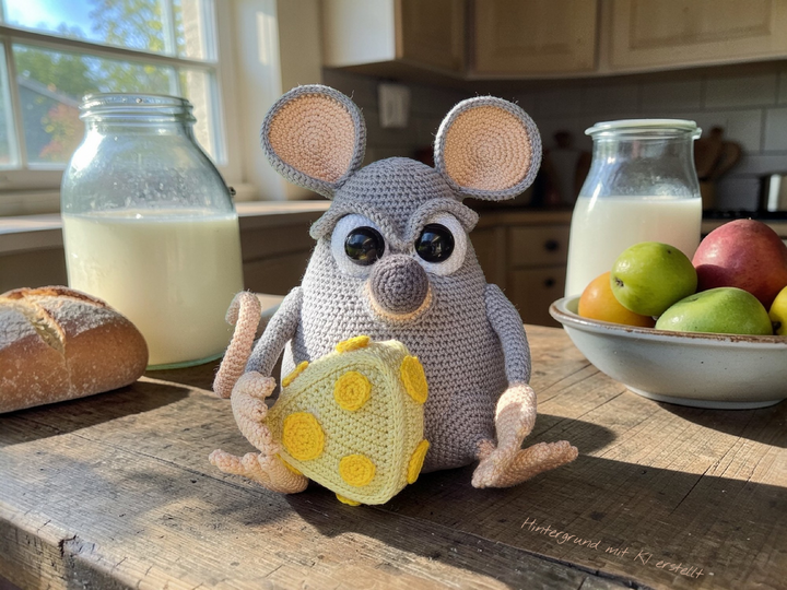 Häkelanleitung Pinky - Das giftige Mäuschen