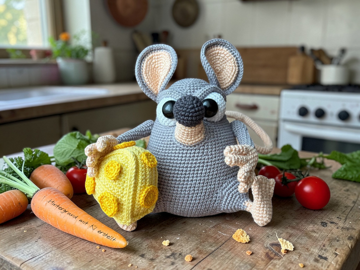 Häkelanleitung Pinky - Das giftige Mäuschen