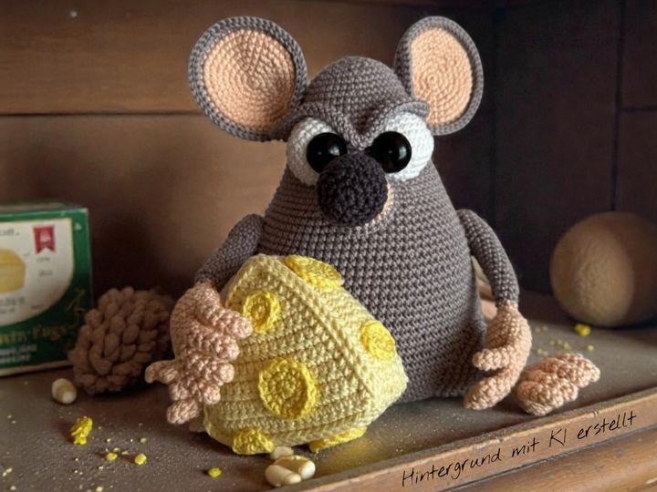Häkelanleitung Pinky - Das giftige Mäuschen