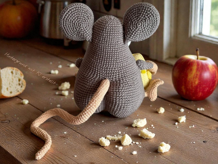 Häkelanleitung Pinky - Das giftige Mäuschen