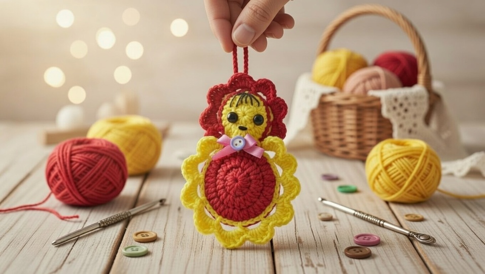 Crochet Doll Money Bag Keychain Pattern PDF + Video Tutorial (English)