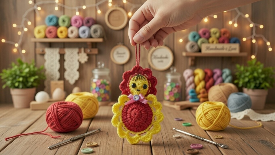 Crochet Doll Money Bag Keychain Pattern PDF + Video Tutorial (English)