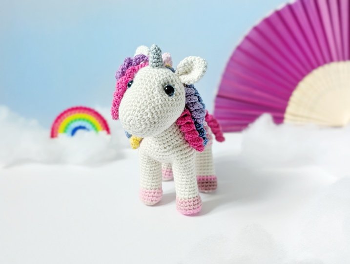 Rainbow Unicorn - Amigurumi Crochet Pattern