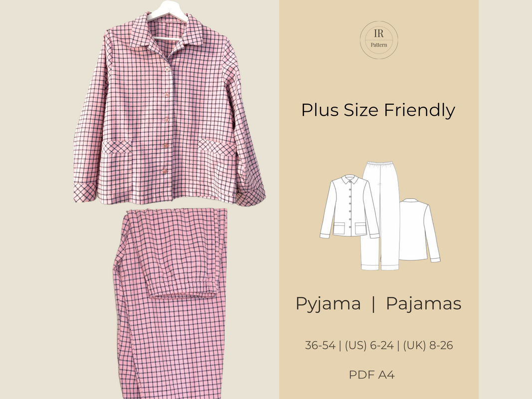Damen Pyjama PDF Schnittmuster - Bild 2