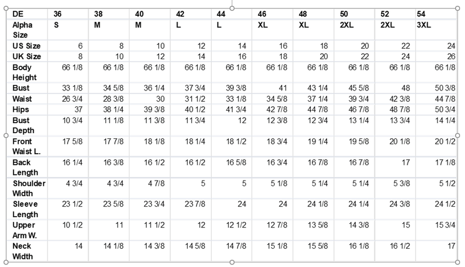 Damen Pyjama PDF Schnittmuster