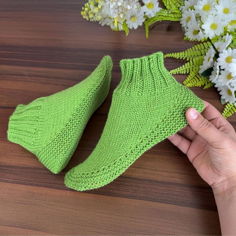 Soft Knit Socks – Comfort Fit Slipper Knitting PDF Pattern - Image 4