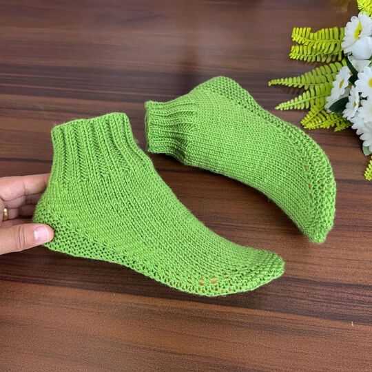 Soft Knit Socks – Comfort Fit Slipper Knitting PDF Pattern