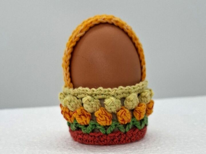 Häkelanleitung Osterkörbchen / Hasenkörbchen / Blütenkorb / Teelichthalter