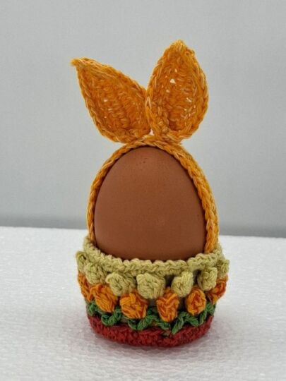 Häkelanleitung Osterkörbchen / Hasenkörbchen / Blütenkorb / Teelichthalter