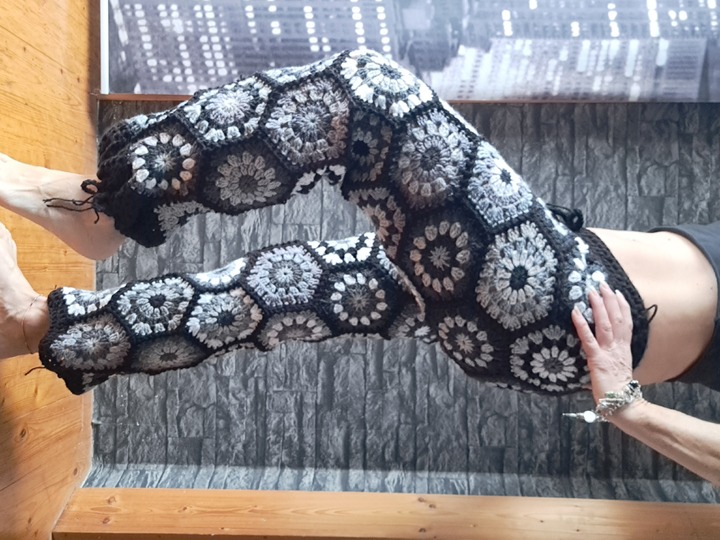 CROCHET PATTERN * 6in1 PANTS * hexagon trousers