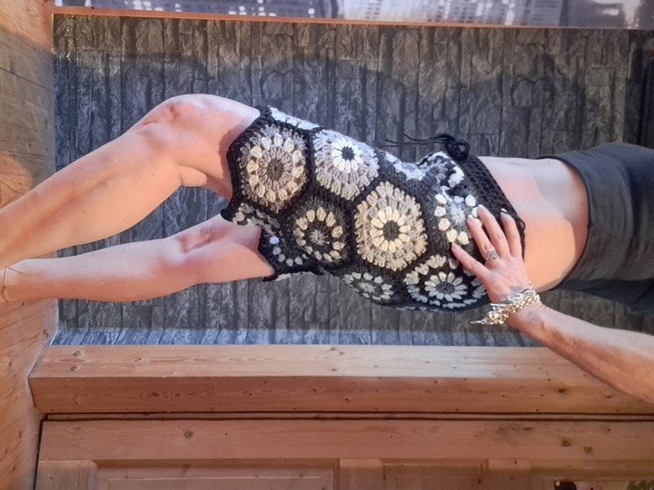 CROCHET PATTERN * 6in1 PANTS * hexagon trousers