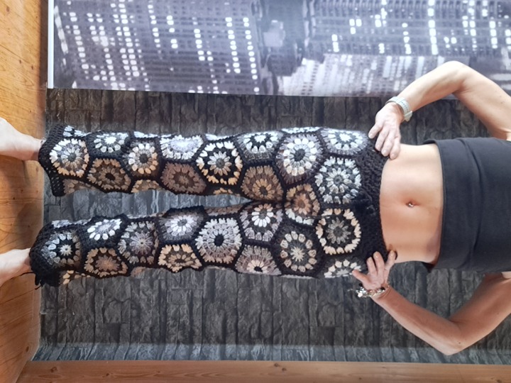 CROCHET PATTERN * 6in1 PANTS * hexagon trousers