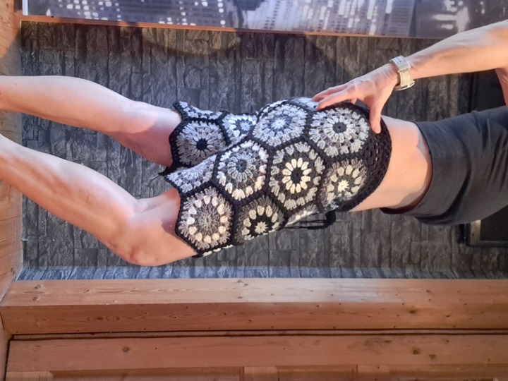 Häkelanleitung *6in1 Hose* Hexagon