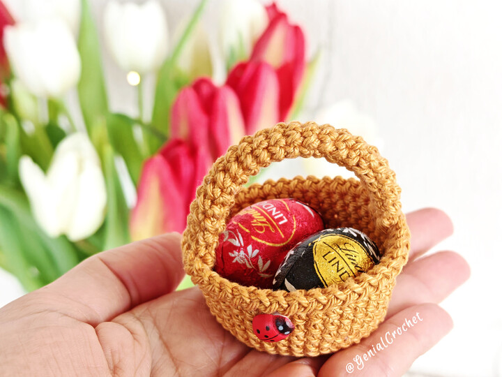 Easter Amigurumi Set: Bunny in a Dress, Chick and Egg Basket -PDF Pattern