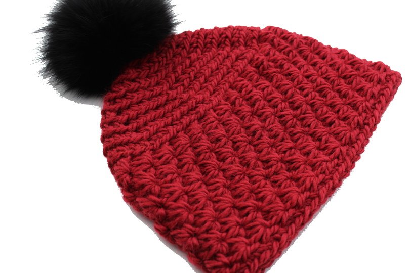 "Express" Bommelmütze häkeln kuschelig, modern & in wenigen Stunden fertig