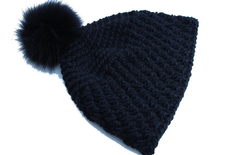 "Express" Bommelmütze häkeln kuschelig, modern & in wenigen Stunden fertig