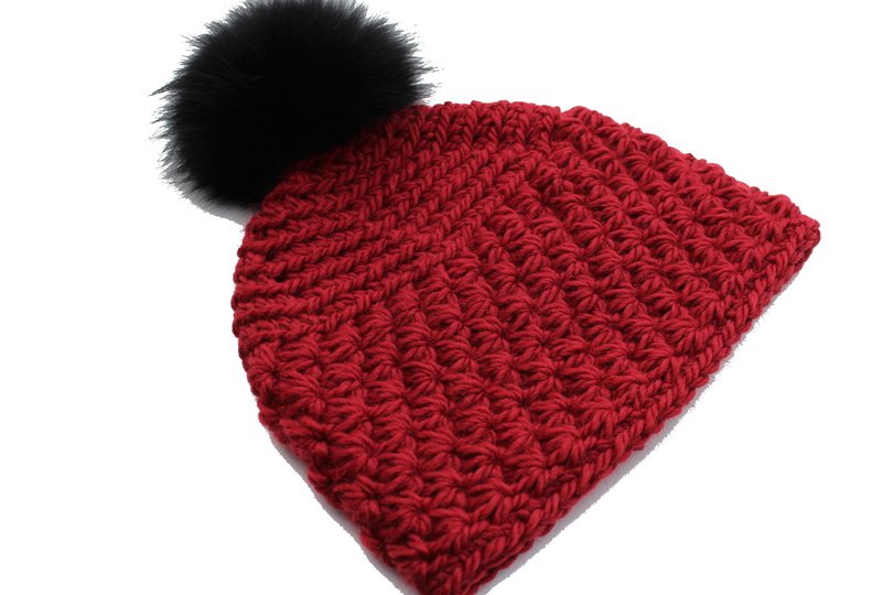 "Express" Bommelmütze häkeln kuschelig, modern & in wenigen Stunden fertig