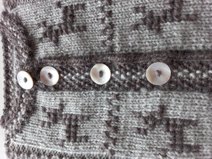 Strickanleitung Baby/Kinder-TRACHTENJACKE, Schurwolle, Größe 86/92