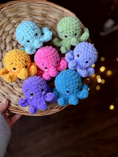 Crochet no sew beginner friendly plush octopus - ENG