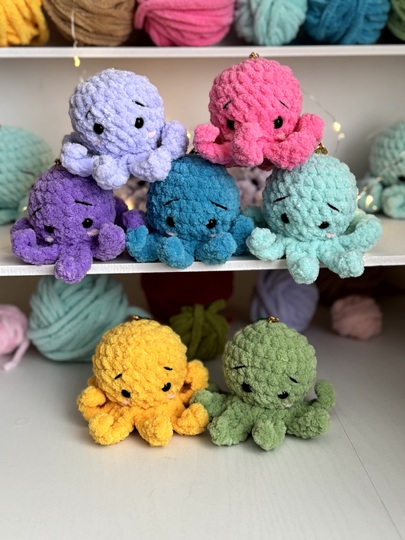 Crochet no sew beginner friendly plush octopus - ENG