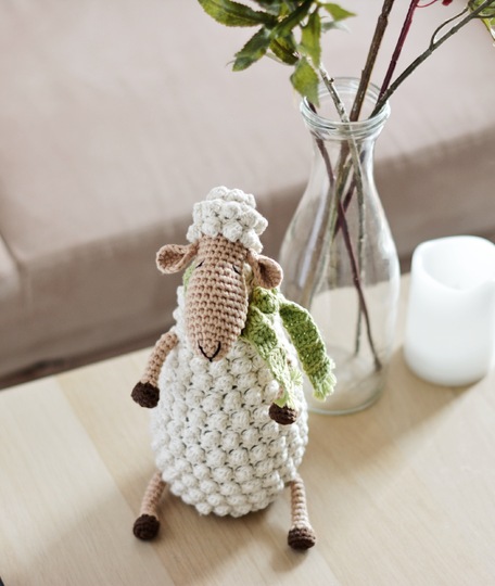 Baaarbra, das schläfrige Schaf – Häkelanleitung (Bauernhof-Amigurumi-PDF)