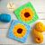 Crochet Sunflower Granny Square Pattern - Flower Cottagecore Decor