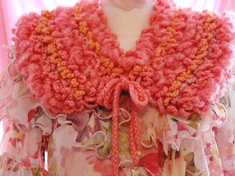 Häkelanleitung Schulterkragen / Hals und Schulter Schmeichler: Reste Beste