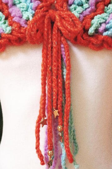 Häkelanleitung Schulterkragen / Hals und Schulter Schmeichler: Reste Beste