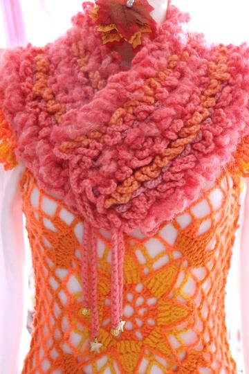 Häkelanleitung Schulterkragen / Hals und Schulter Schmeichler: Reste Beste