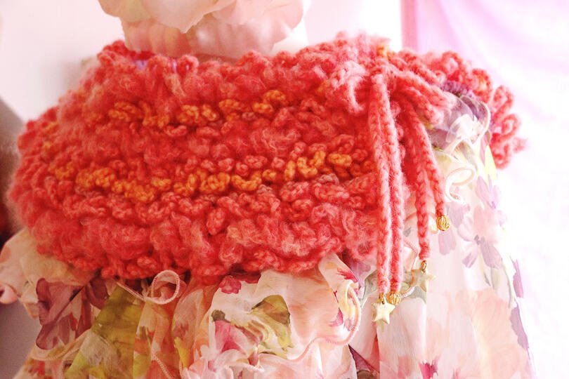 Häkelanleitung Schulterkragen / Hals und Schulter Schmeichler: Reste Beste