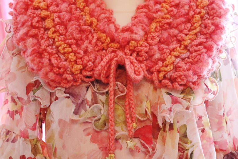 Häkelanleitung Schulterkragen / Hals und Schulter Schmeichler: Reste Beste