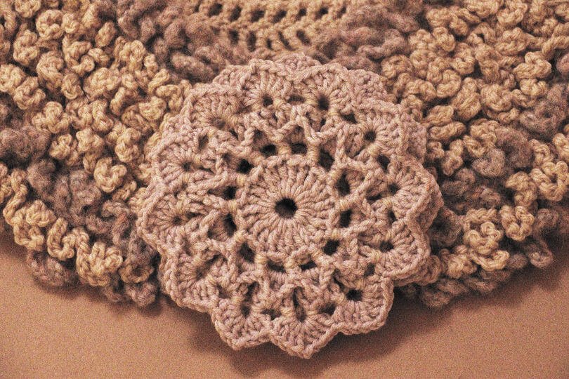 Häkelanleitung Schulterkragen / Hals und Schulter Schmeichler: Reste Beste