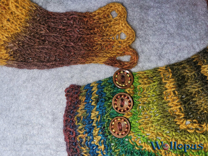 Microtuch „Pixel-Art“, gestrickt